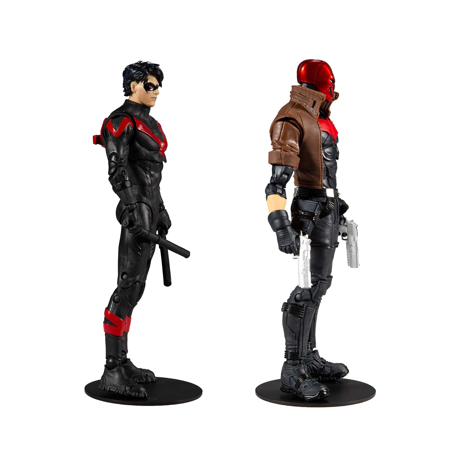 McFarlane Toys DC Multiverse Red Hood & Nightwing 7" Action Figure Multipack - Black, Plastic, Model 15453-5