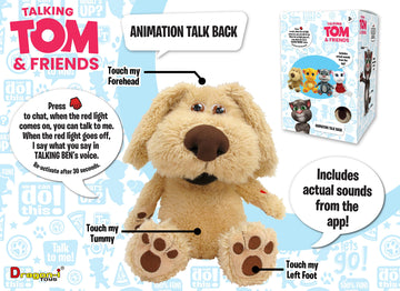 Relsy Talking Friends Talking Ben Animated Interactive Cuddly Plush Toy With Talkback 12 Inches / 30Cm Tall