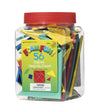 Dowling Magnets Foam Fun Magnet Tangrams, Set Of 56