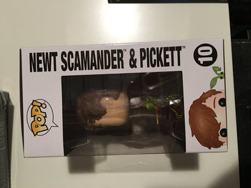 Funko Pop Fantastic Beasts Newt Scamander & Pickett Collectible Figure - Multicolor, Blue, Perfect for Fans and Collectors