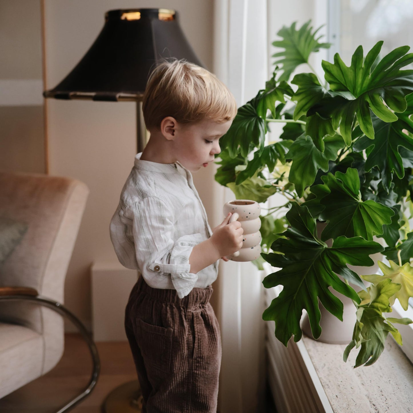 Mushie Silicone Watering Can | Bath And Outdoor Play For Toddlers 10 Months+ (Peony)