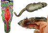 JA-RU Sticky Stretchy Rubber Rat Toys (1 Rat Toy) Squishy Sticky Fidget Toys for Kids. Funny Halloween Pranks, Joke, & Gag Gift.