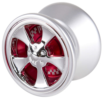Duncan Toys Metal Racer Yo-Yo, Aluminum Advanced Level Yo-Yo With Racer Caps And Sg Sticker Response, Red