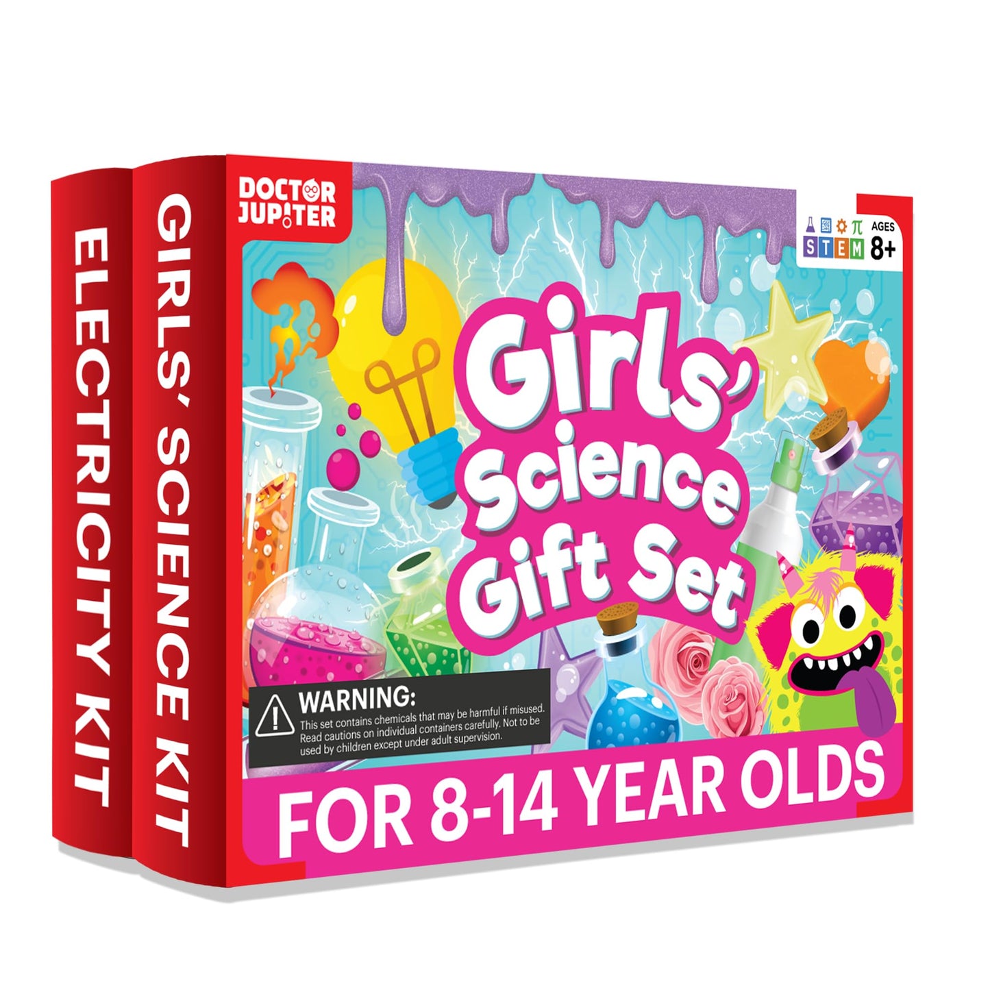 Doctor Jupiter Girls Science Gift Set For Ages 8+ | Set Of Girls' Ultimate Science Kit & Electricity Kit | Birthday Gift Ideas F