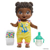 Baby Alive Baby Gotta Bounce Doll, Kangaroo Outfit, Bounces with 25+ SFX and Giggles, Drinks and Wets, Black Hair Toy for Kids A