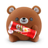 Snackles Plush Bear 14" Super Sized Stuffed Animal, Ultra Soft Cotton, Collectible Model SNACKLES-77529E-S1W2