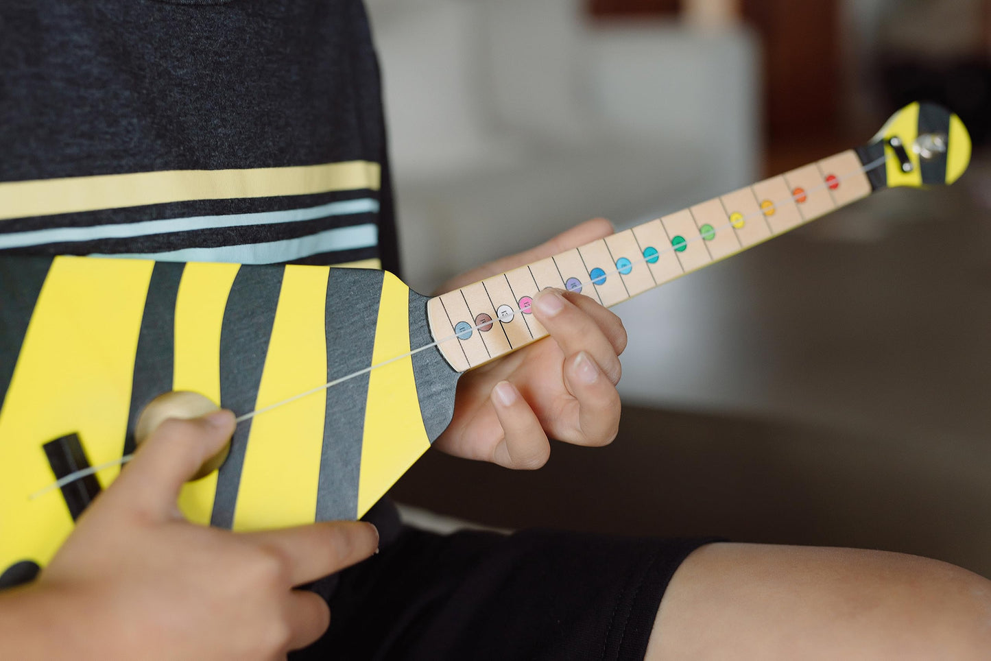 Tinkertar - Rockstar Guitar - The Easiest Way To Start And Learn Guitar - 1 Stringed Toy Instrument For Kids Perfect Intro To Mu