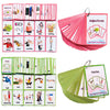 Richardy Verbs/Adjectives Flash Cards Learning English Baby Montessori Toys Child Flashcards Preschool Kindergarten Kids Gifts