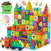 Dopyye Magnetic Building Tiles For Kids, 100 Pcs Magnetic Blocks With Storage Bag, Magnet Tiles Stem Educational Stacking Toys G