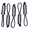 BubbasGarageTv - Large Heavy Duty Paracord Zipper Pulls (White)