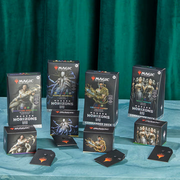 Magic: The Gathering Modern Horizons 3 Commander Deck Bundle - 4 Decks (Graveyard Overdrive, Tricky Terrain, Creative Energy, Eldrazi Incursion)