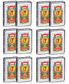 CDBXRA Spanish Playing Cards - Plastic Briscas Decks, 12-Decks, 2.3x3.8 Inches, Ideal for Puerto Rico and Mexico