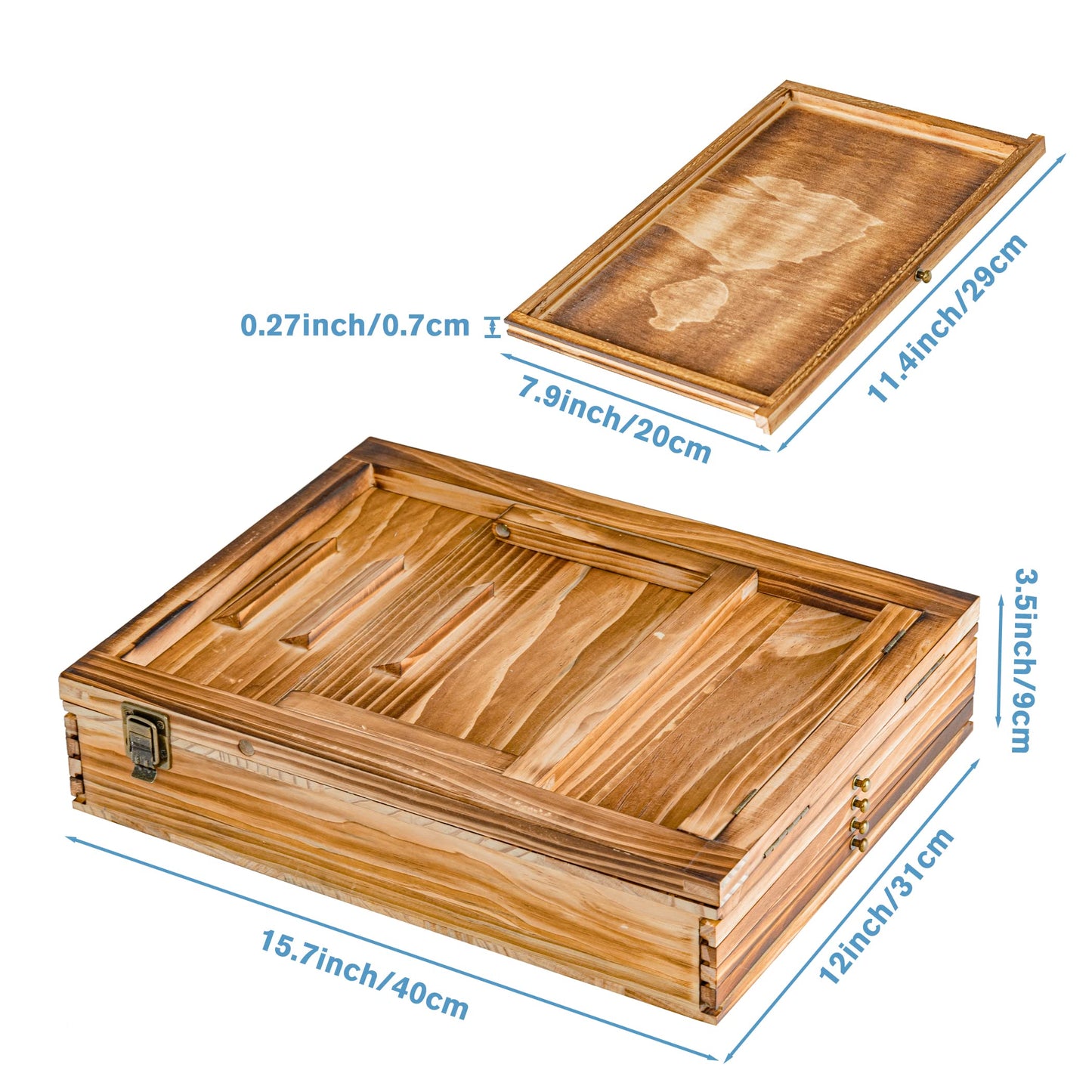 Lavievert Jigsaw Puzzle Sorting Trays & Puzzle Bracket Set, Adjustable Puzzle Easel Holder For Puzzle Board, Wooden Puzzle Sorters With Drawer Design For Up To 1500 Pieces - Comes With No Puzzle Board