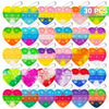 Pop Fidget Toys Bulk Its Valentines Day Gifts for Kids 30 Pack Valentines for Kids Classroom Valentines Day Party Favors Mini He