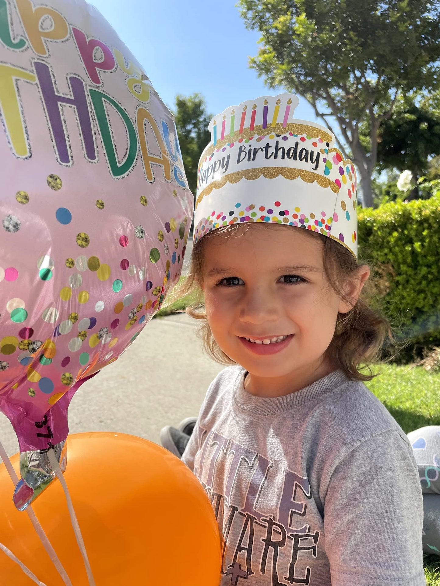 Teacher Created Resources Confetti Happy Birthday Crowns, Pack of 30