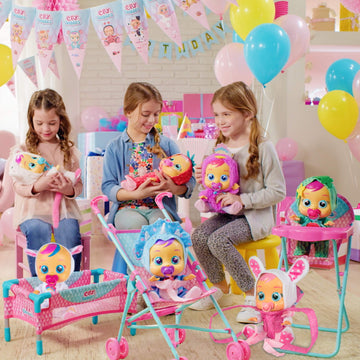 Cry Babies Daisy | Interactive Baby Doll Crying Real Tears With Pyjama - Toys & Lifelike Baby Doll For Kids +18 Months