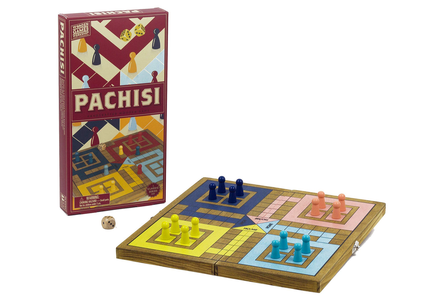 Pachisi - Traditional/Classic Wooden Family Board Game Pachisi By Professor Puzzle.