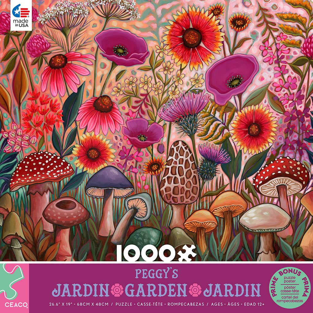 Ceaco - Peggy'S Garden - Morel Of The Story - 1000 Piece Jigsaw Puzzle