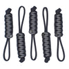 Bubbasgaragetv - Large Heavy Duty Paracord Zipper Pulls (Charcoal Grey)