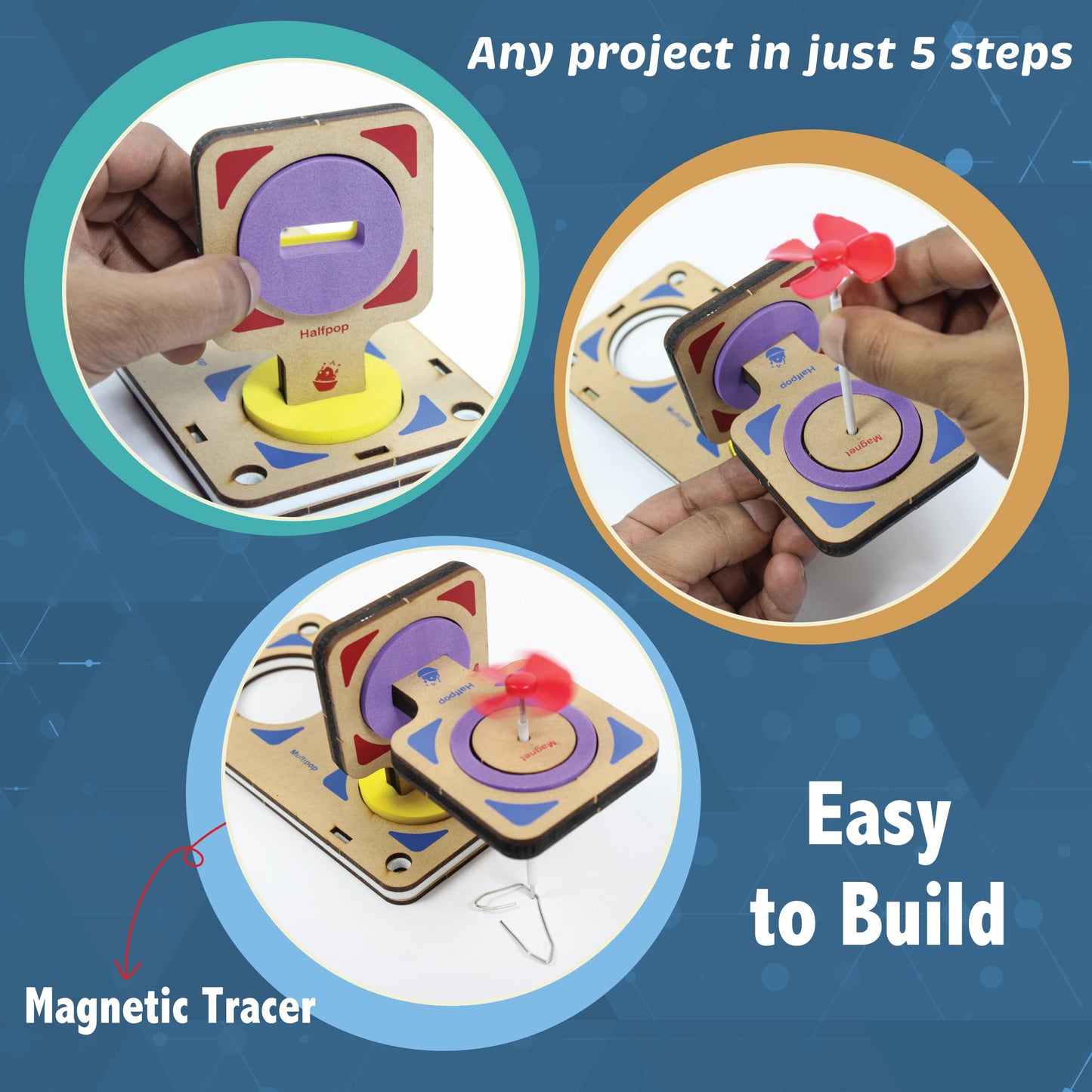 Butterfly Edufields 30In1 Stem Kits For Kids Age 8-10-12 | Stem Toys For Ages 8-13 | Electricity & Magnetism | Science Project Kit For Boys & Girls Aged 8-10-12-14 | Best Educational Birthday Gift