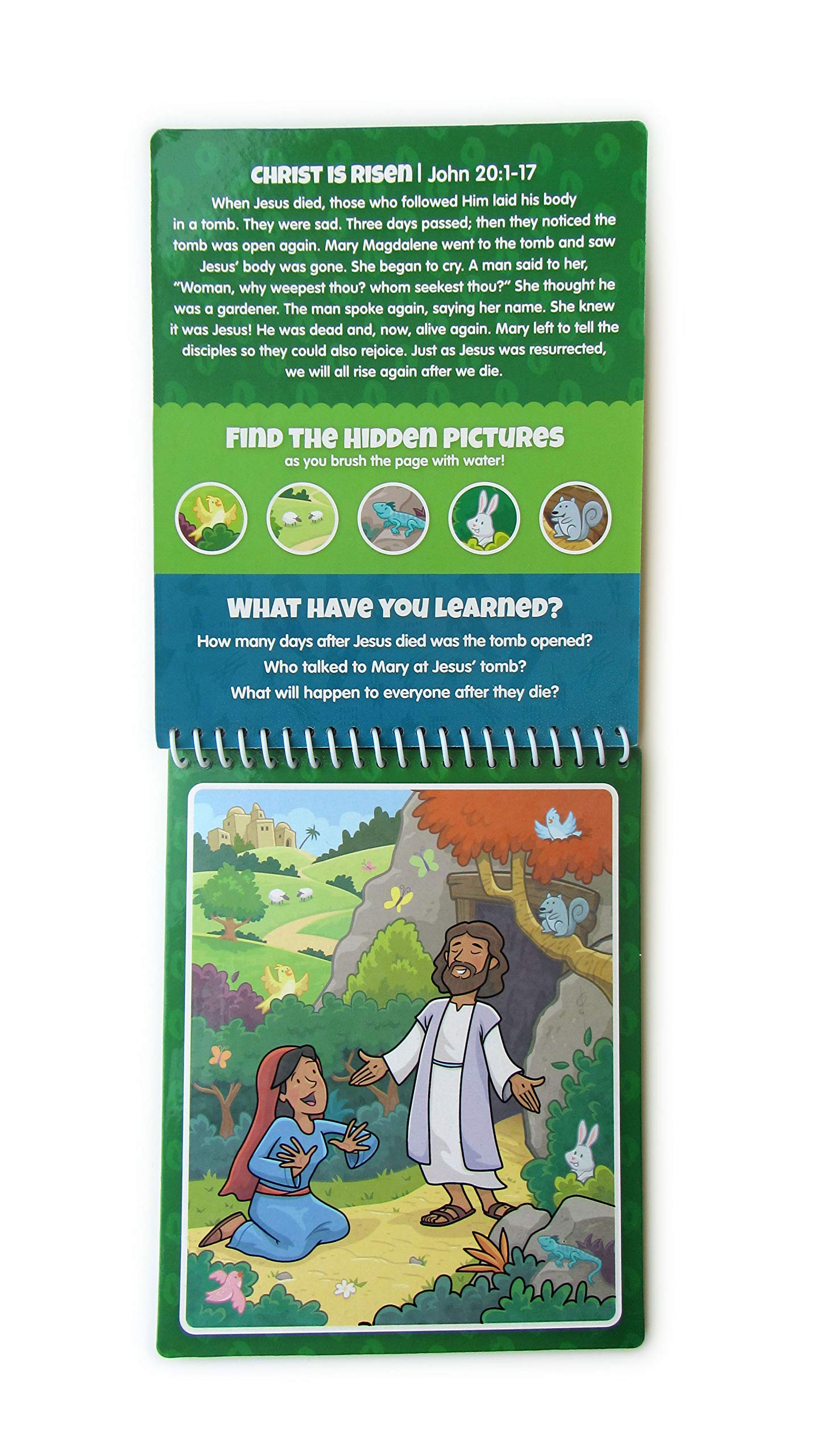 Kangatoys Water Reveal Coloring Scripture Book For Kids Ages 3+. New Testament Bible Stories: Preschool, Elementary, Primary, Ch
