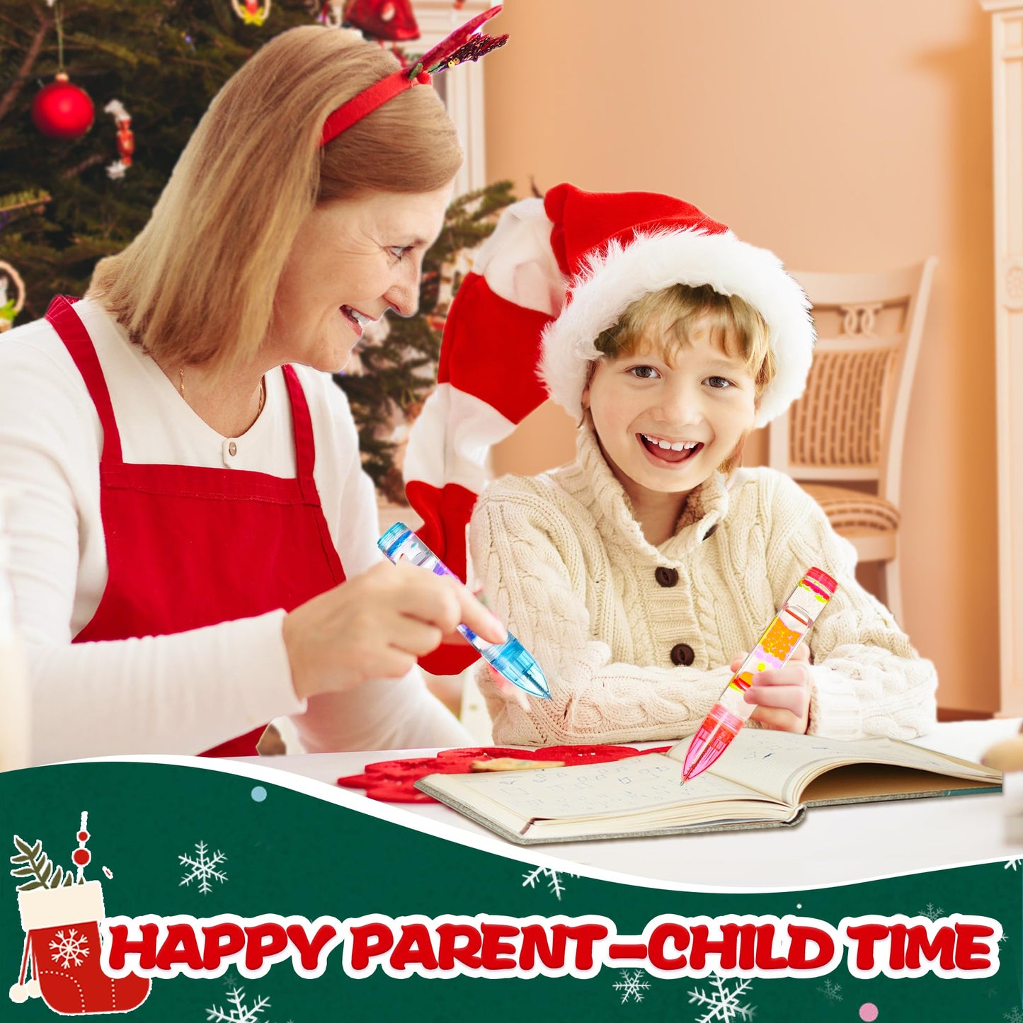 Liquid Pens Christmas Stocking Stuffers Gift For Girls Kids, Fun Cool Pens Autism Adhd Anxiety Stress Relief Travel Draw Toy Fid