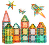 Yrztiles Magnetic Tiles,Magnet Building Blocks Construction Stacking Educational Toy Creative Playboard For Kids Ages 3+ (032 Pi