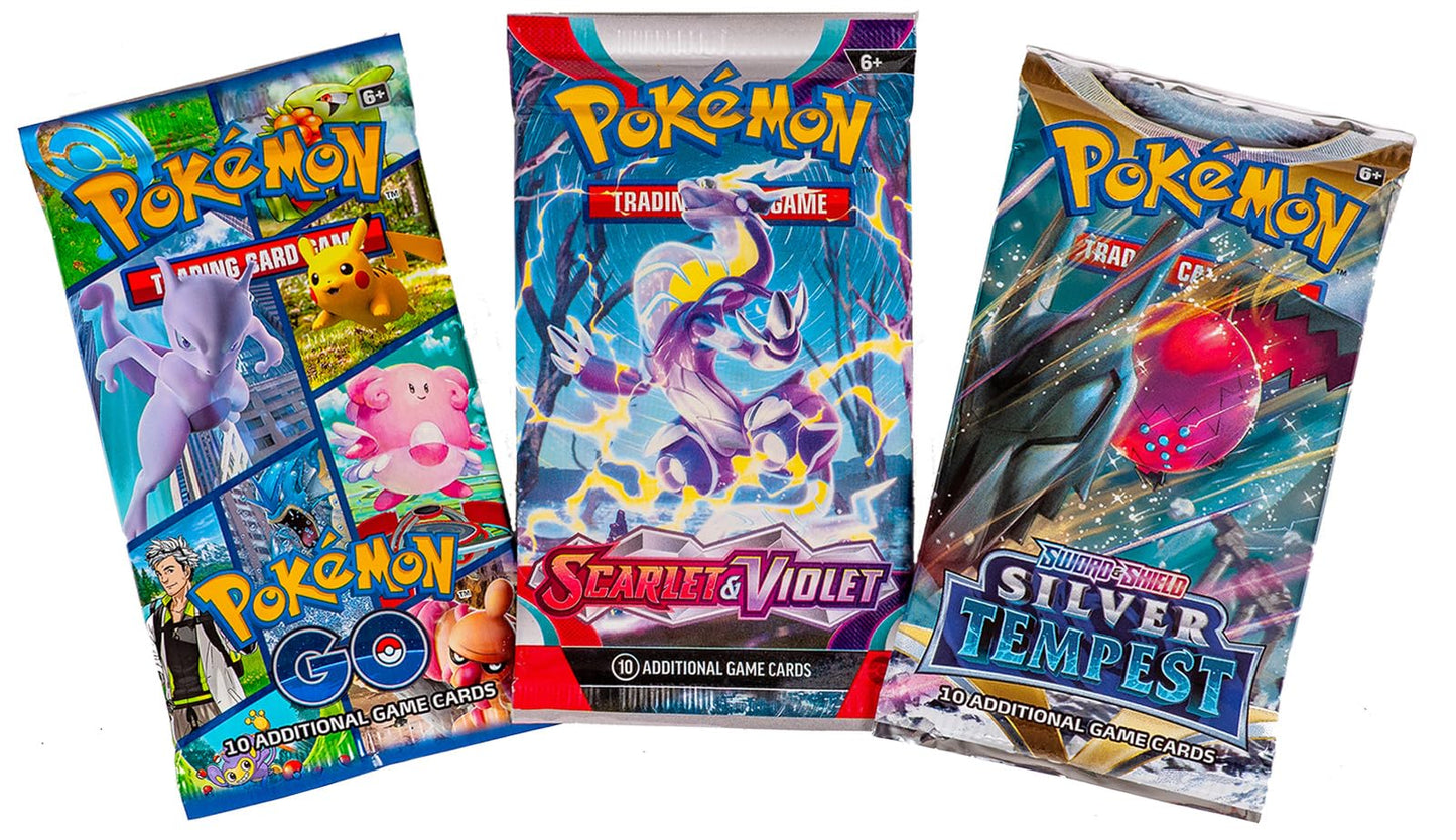 Pokemon Tcg: 3 Booster Packs & 1 Random Foil | Includes 3 Blister Packs Of Random Cards & 1 Individually Packed Holofoil Promo Card, 097712556710