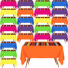 Hosuly Mexican Fiesta Tablecloth 54 X 108'' Party Plastic Tablecloth Striped Table Cover For Mexican Fiesta Party Decorations(Pu