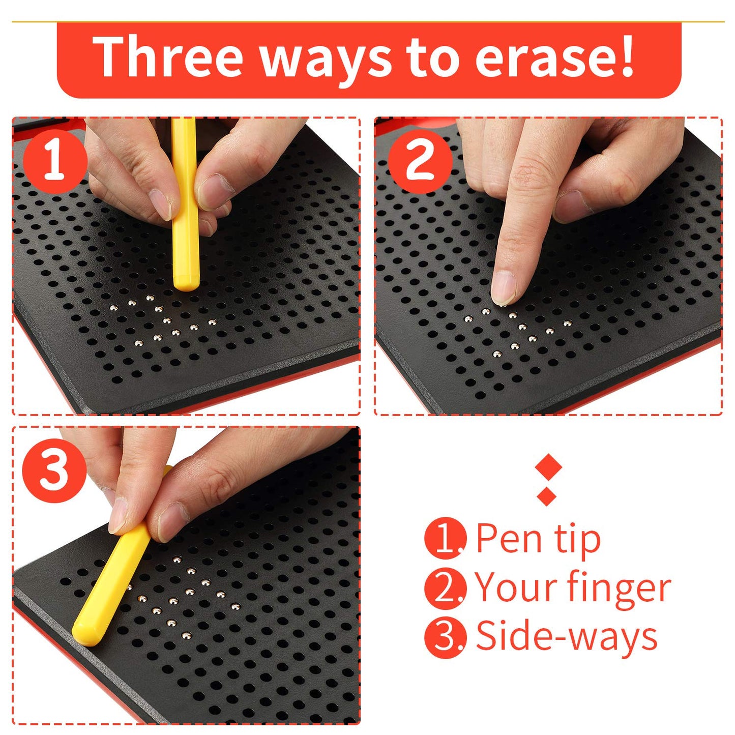 Outus 3 Pieces Replacement Stylus Magnetic Drawing Pen Magnet Replacement Pens For Magnetic Drawing Board Magnapad A To Z And Nu