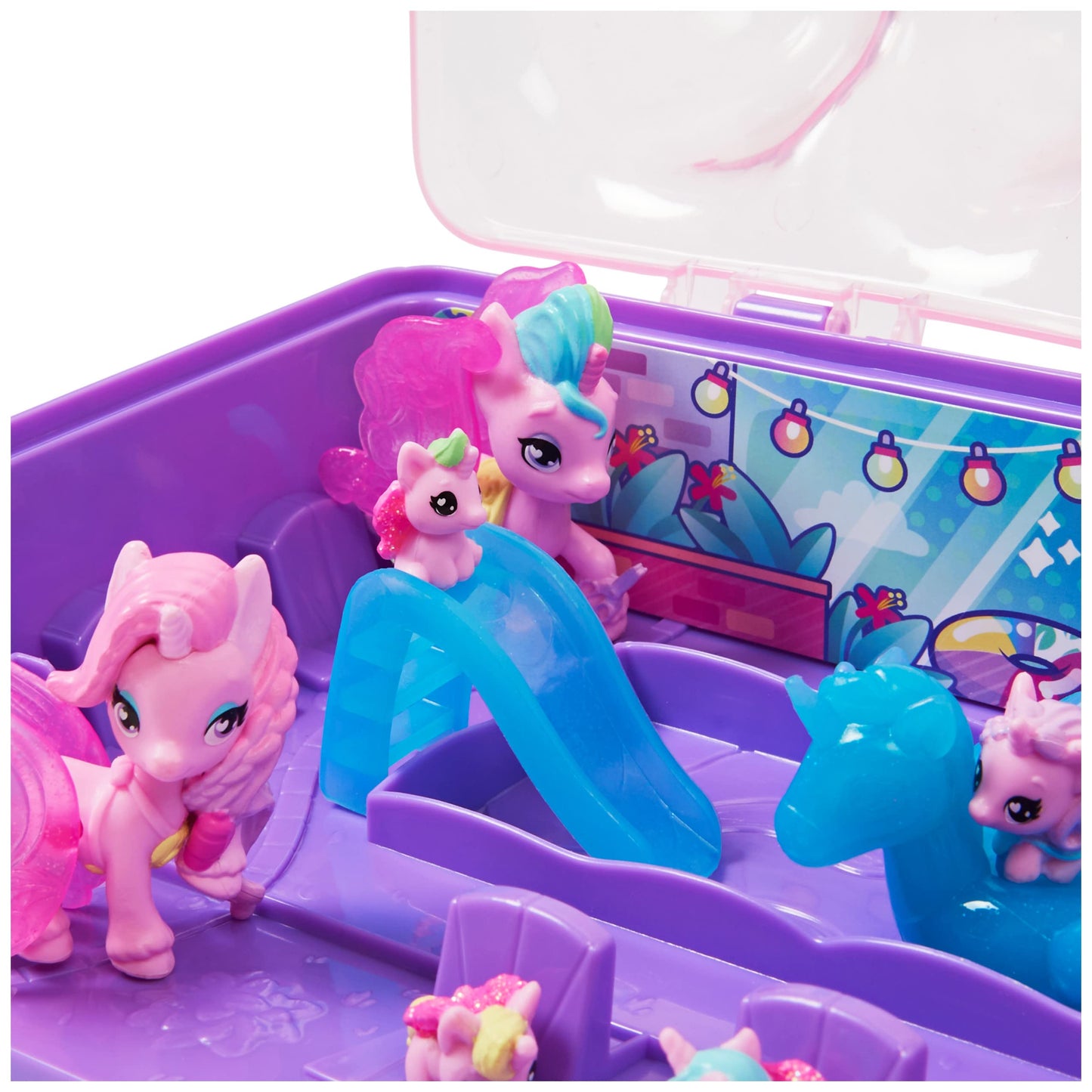Hatchimals CollEGGtibles Unicorn Family Carton with Surprise Playset 10 Characters and 2 Accessories Kids Toys for Girls Ages 5 and up
