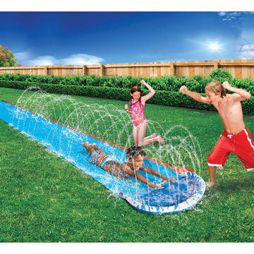 Banzai Water Pool Slide Mat With Water Jet 488Cm L X 71Cm W