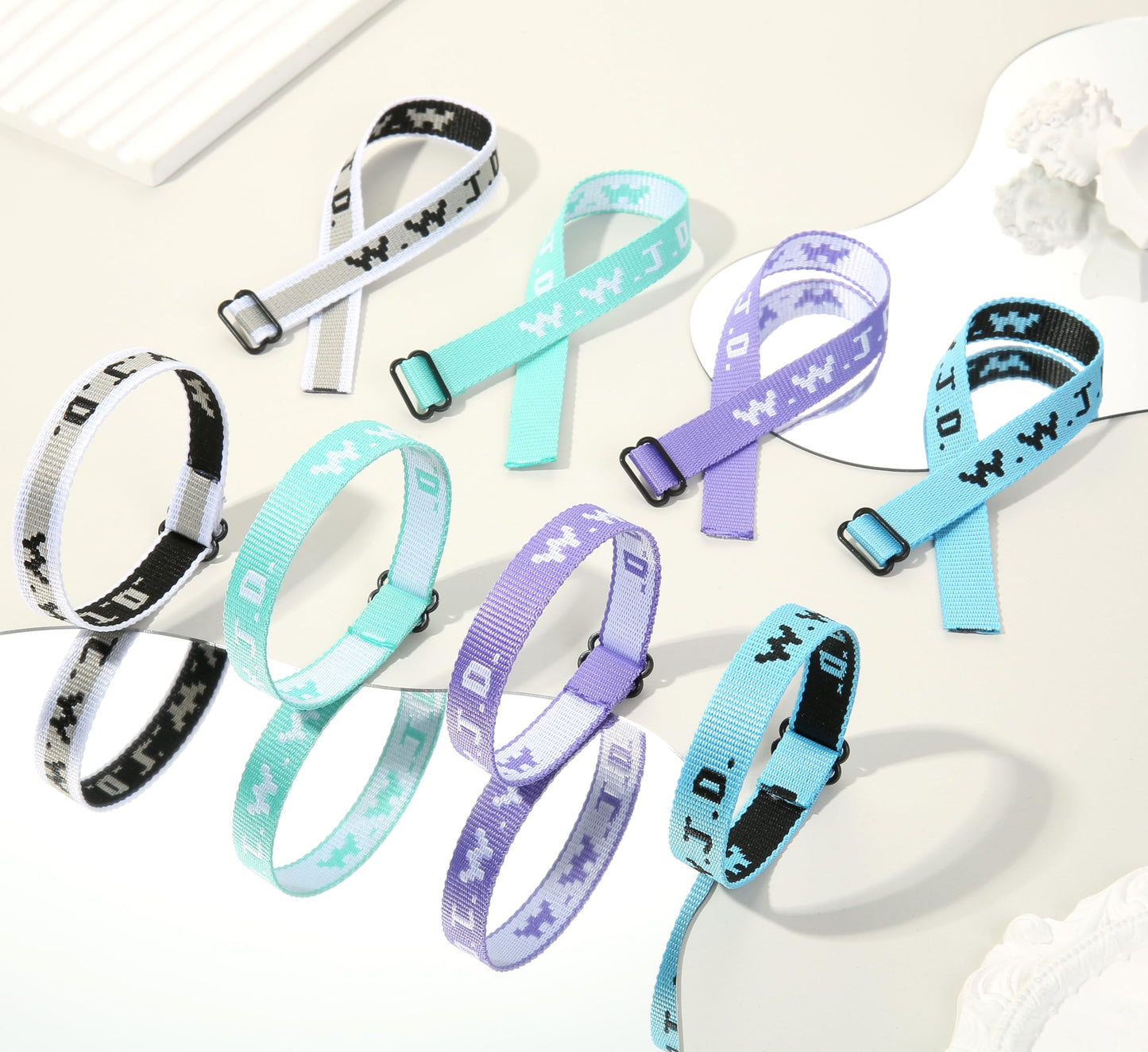 Shakalaka WWJD Bracelets Pack What Would Jesus Do Bracelets 12Pcs