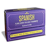 Spanish Flash Cards for mature-themed Beginners & Kids - Learn 100+ Verbs Words and Phrases for Everyday Conversation - 100 Spanish Vocabulary Language Learning Cards - Gift for mature-themeds Travelers Students