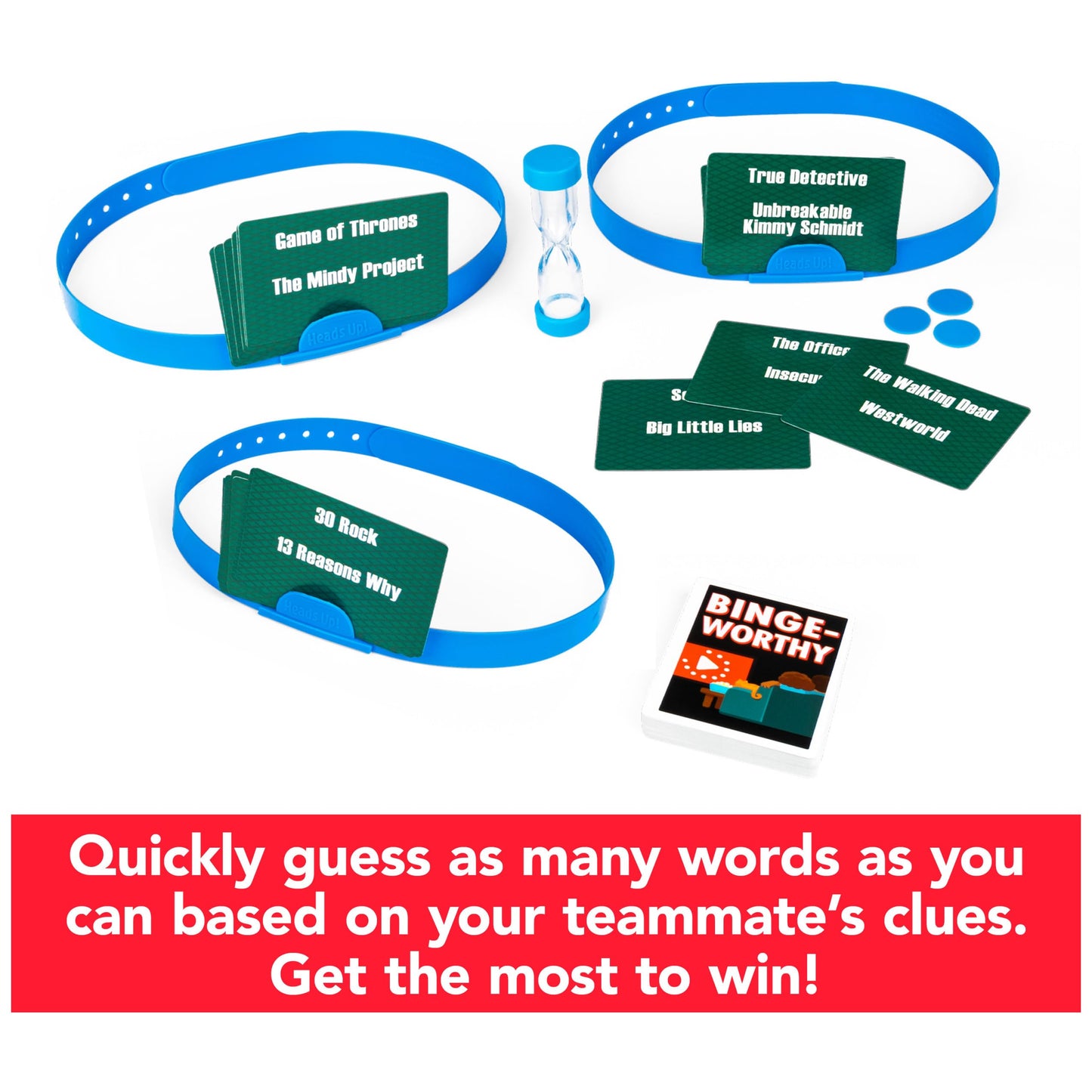 Spin Master Games Head’s Up! 4th Edition Party Game for Family Fun, 2-6 Players, Ages 8+, Paper Material, Model 6061813