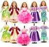 WONDOLL 18 Inch Doll Clothes and Accessories 5-Piece Princess Dress Up Set - Complete Outfits for 18 Inch Dolls - Perfect for Dress Up Play & Birthday Gifts (No Doll)