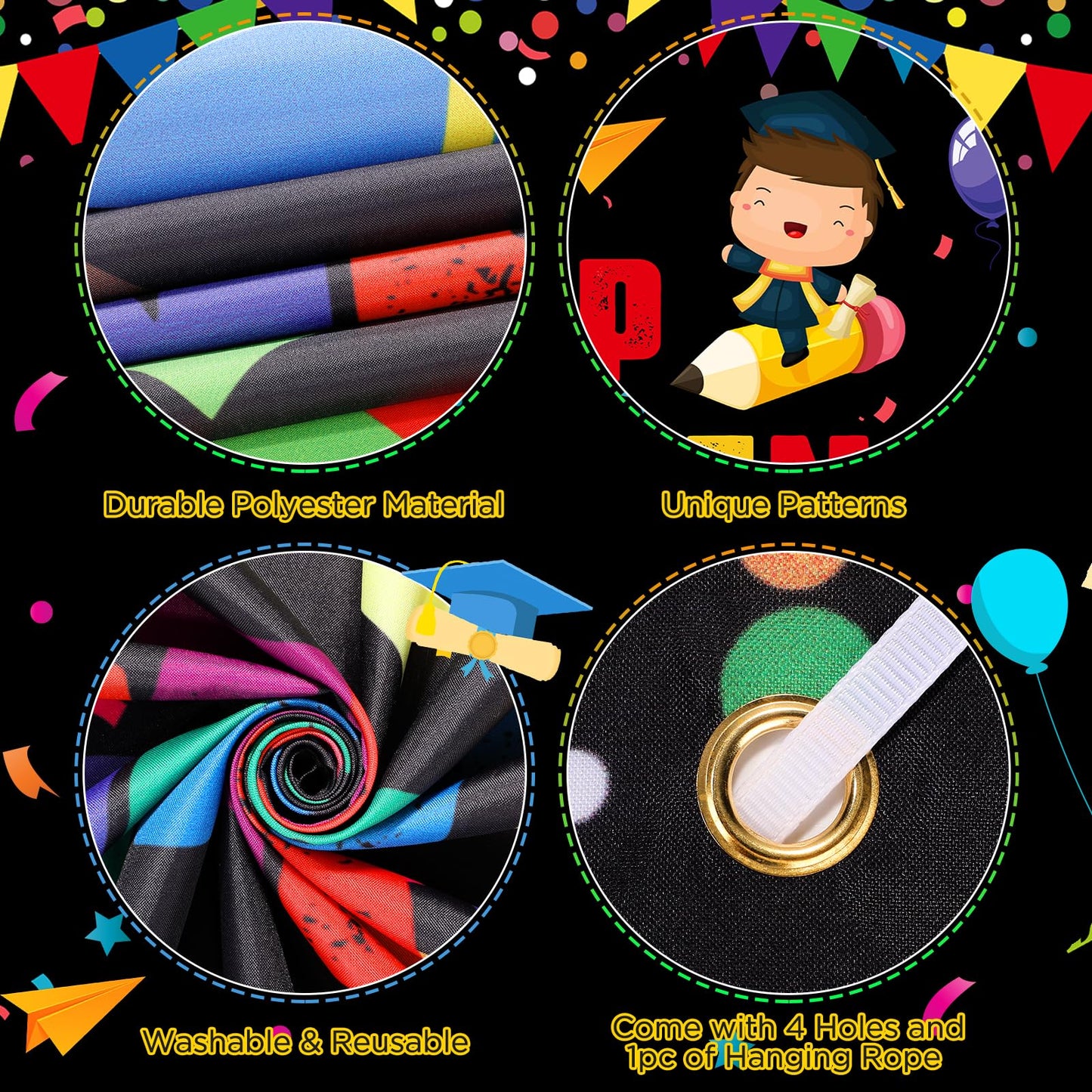 Preschool Graduation Decorations Banner Next Stop Kindergarten Banner Preschool Graduation Backdrop Kindergarten Backdrop Pre-K