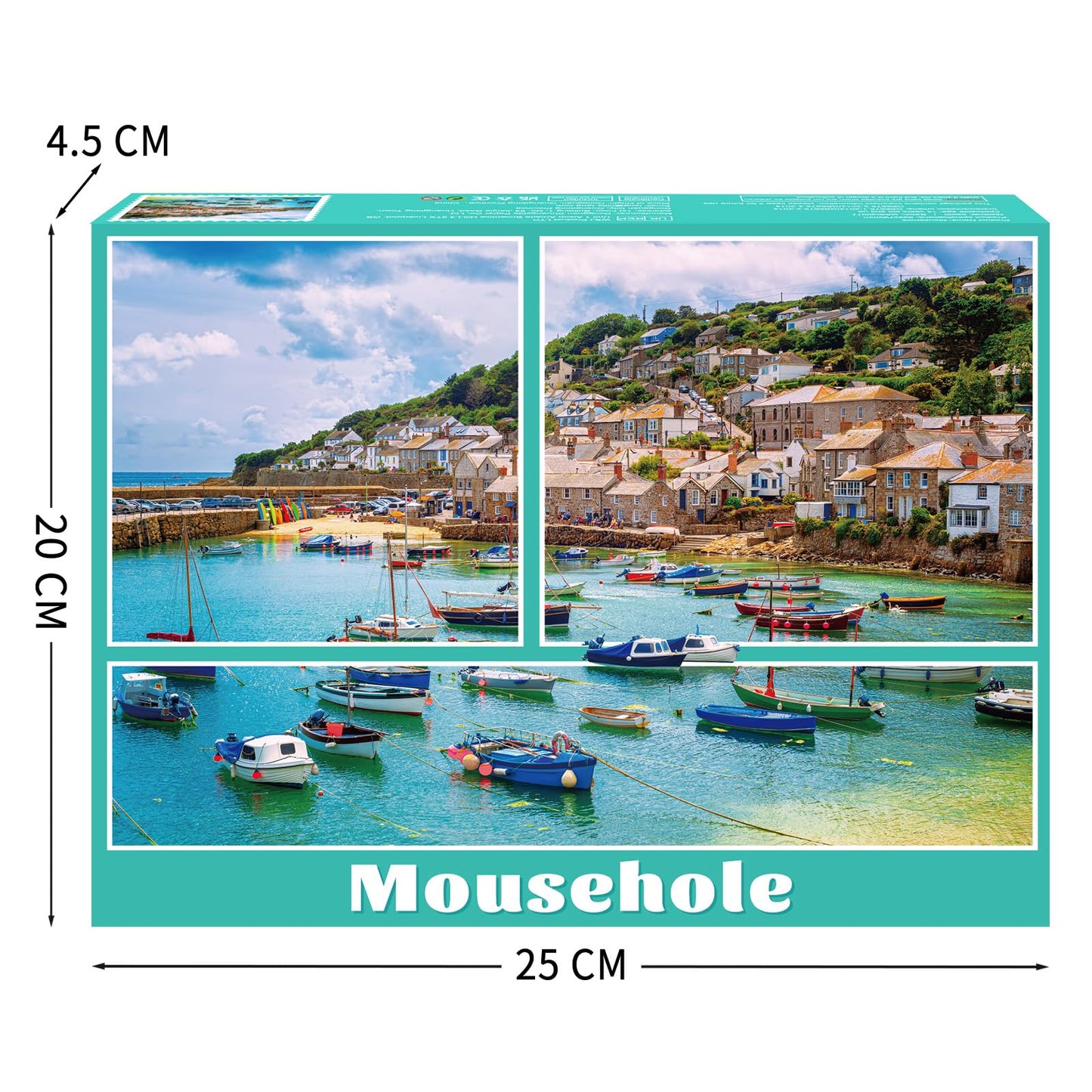 Tangcomplete - Mousehole Village Puzzles For Adults 1000 Pieces, Jigsaw Puzzles For Adults 1000 Piece, Challenging Game Toys, Im