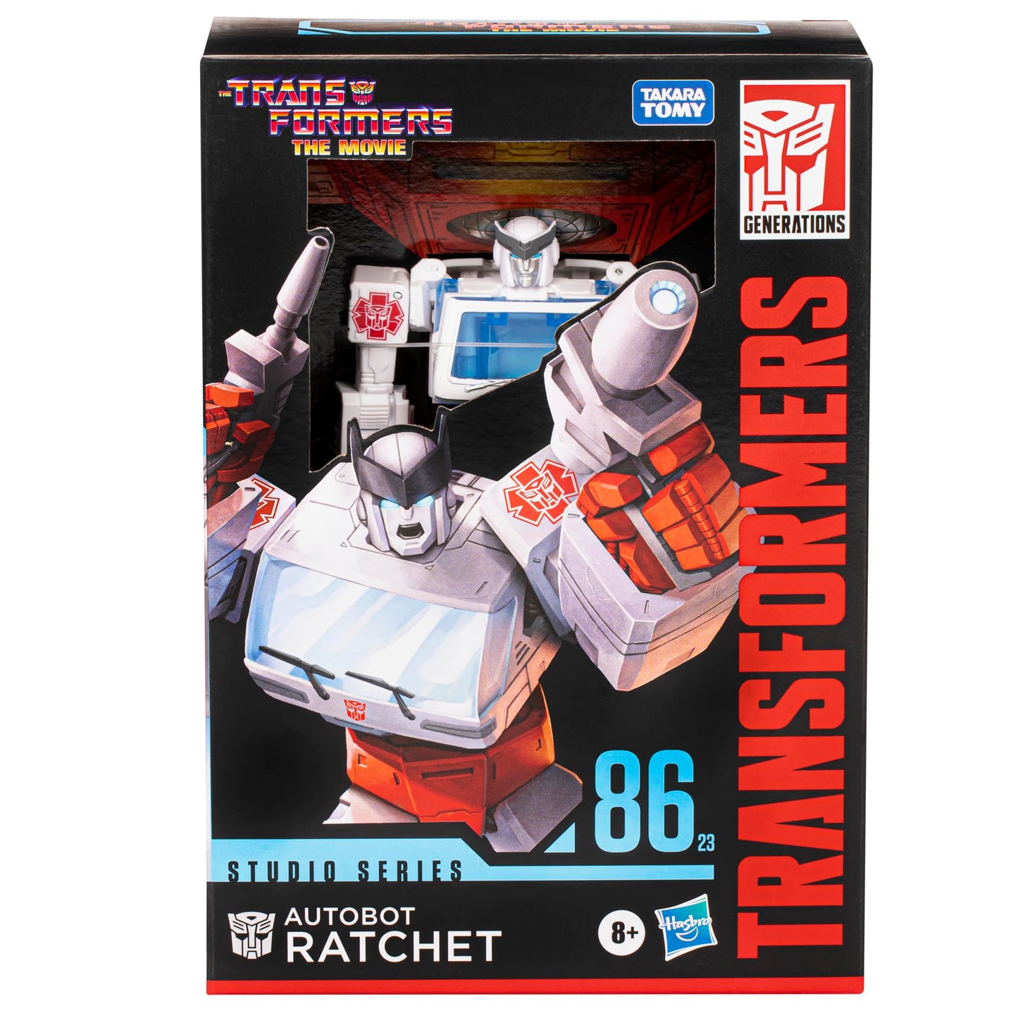 Transformers Toys Studio Series Voyager The The Movie 86-23 Autobot Ratchet Toy, 6.5-Inch, Action Figure For Boys And Girls Ages 8 And Up