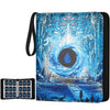 Card Binder for MTG Cards enhanced 9 Pocket Card Binder for Trading Cards 720 Double Sided Pocket Collector Card Album for Standard Cards Card Collection Folder for YGO/PTCG/Game Cards (Blue Print)