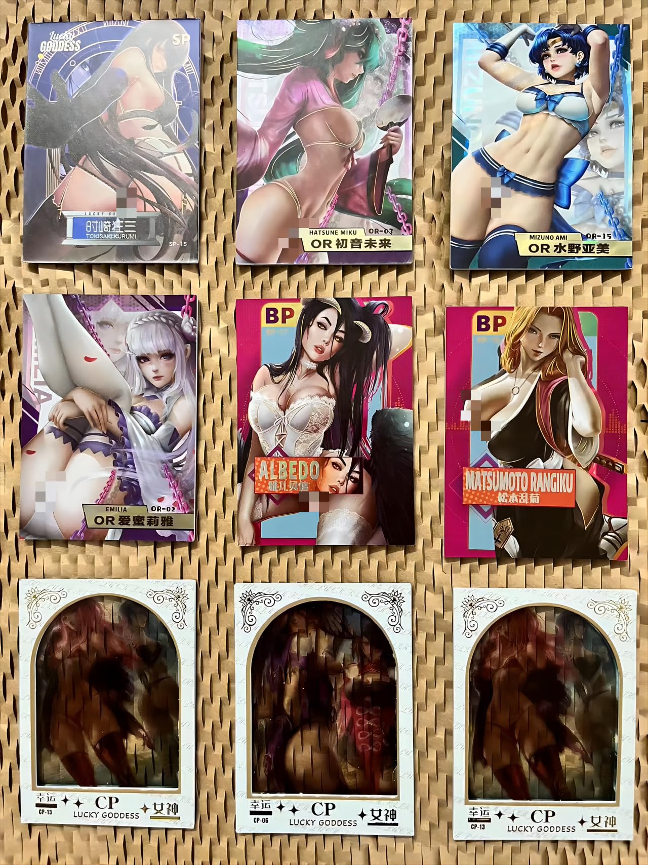 Goddess 30Pcs Story Tcg Booster Box Anime Girls Trading Cards-High-End Series (Lucky Goddess)