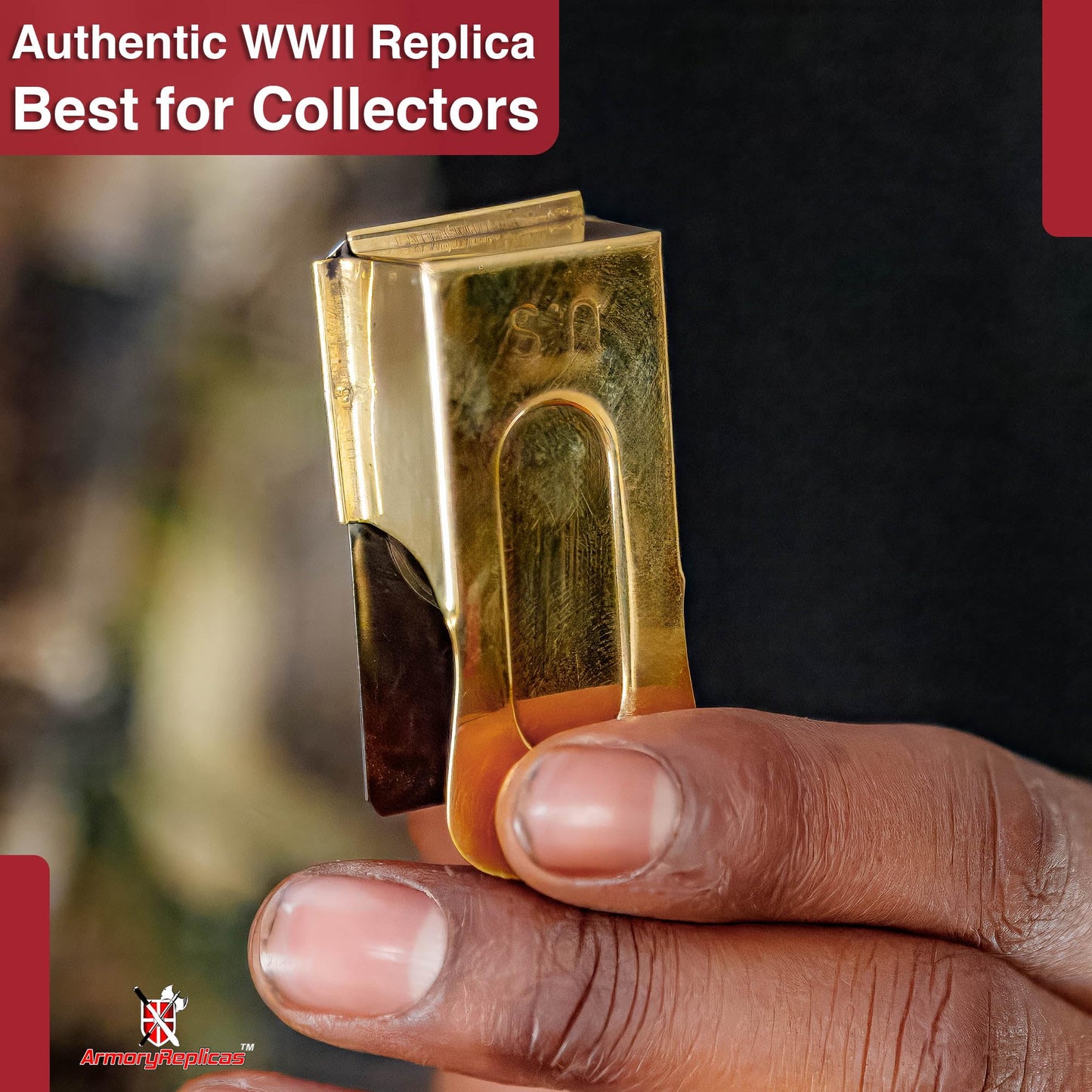 Armory Replicas - U.S. D-Day Paratrooper Brass Cricket Clicker