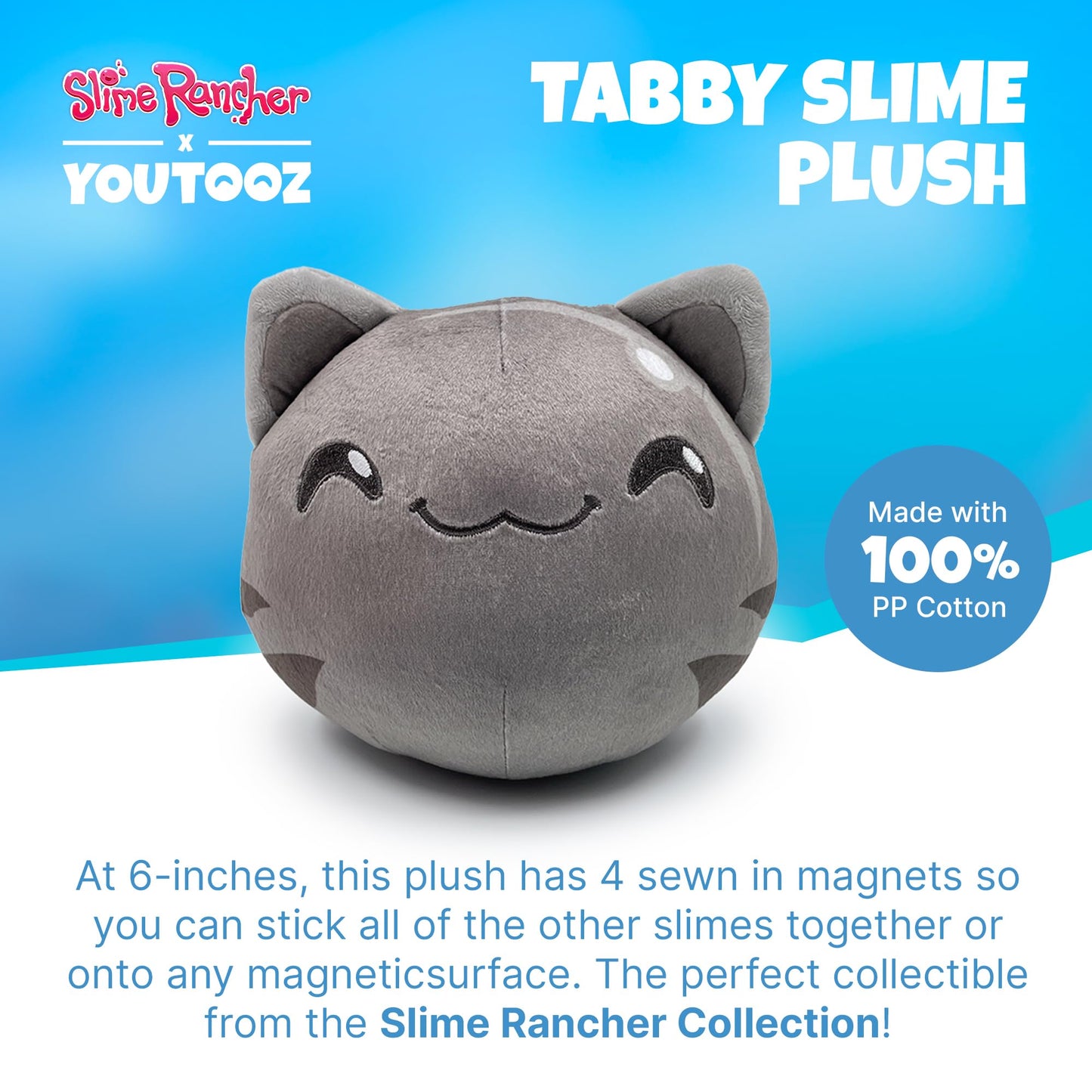 Youtooz Tabby Slime Stickie 6 Magnetic Plushie From Video Game Slime Rancher, Youtooz Collection