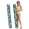 Parentswell 2 Pack Inflatable Pool Noodle Floats, 54'' Large Swimming Pool Noodles For Floating, Fabric Covered Swim Noodles For