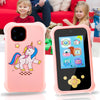 Kids Smart Phone For Girls, Christmas Birthday Gift For Girls Age 3-10 Kids Toys Cell Phone, Toddler Play Phone Toys With Hd Dua