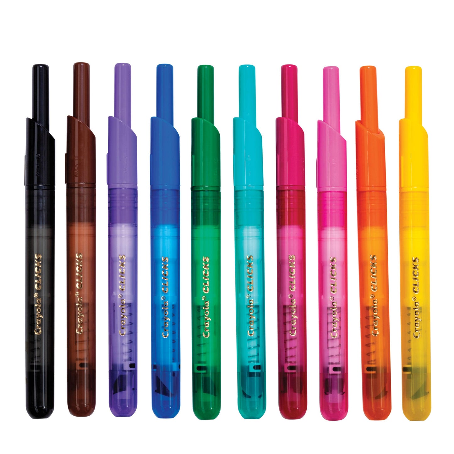 Crayola 10Ct Superclicks,Retractable, Holiday Toys, Gift For Boys And Girls, Kids, Stocking, Arts And Crafts, Gifting