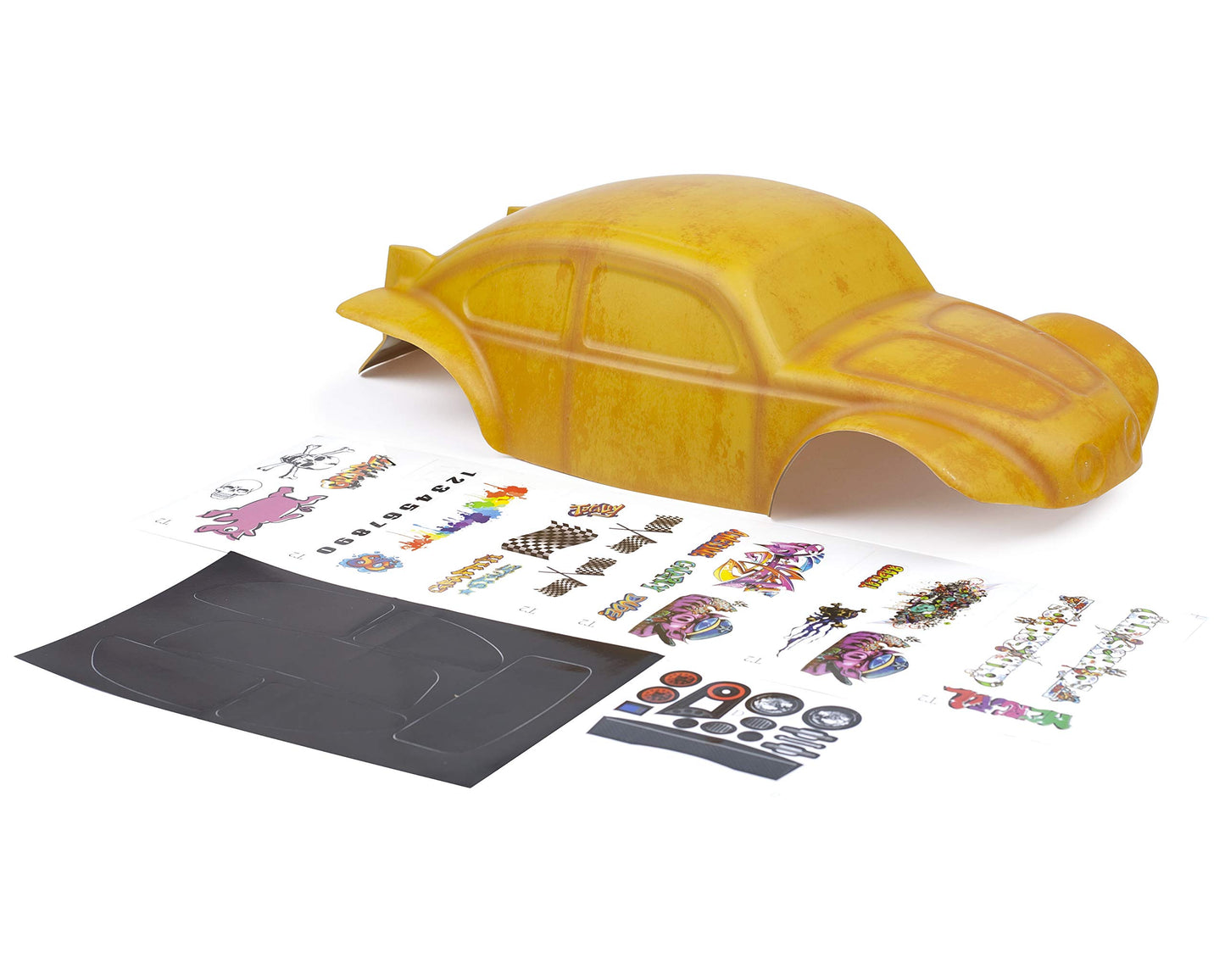 SummitLink Custom Body Rusty Yellow Buggy Style Compatible for 1/10 Scale RC Car or Truck (Truck not Included) B-RY-01