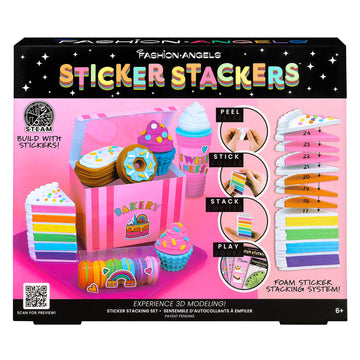 Fashion Angels - Sticker Stackers Set Confectionery, Foam Stickers For 3D Creations, Children'S Toy Food, Creative Activity, From 8 Years, F13195