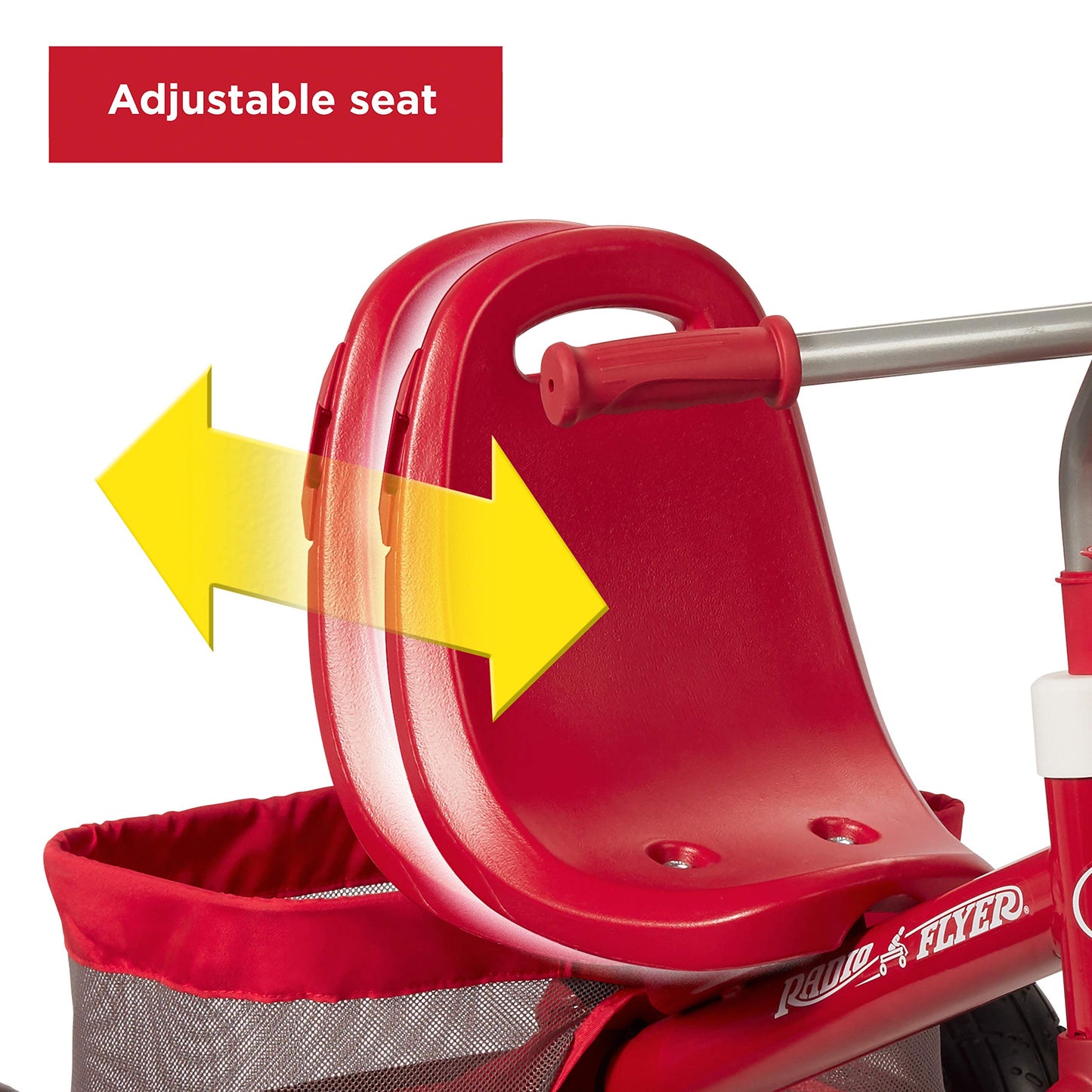 Radio Flyer Ultimate All-Terrain Stroll N Trike, Kids and Toddler Tricycle, Red Toddler Bike, for Ages 9 Months - 5 Years