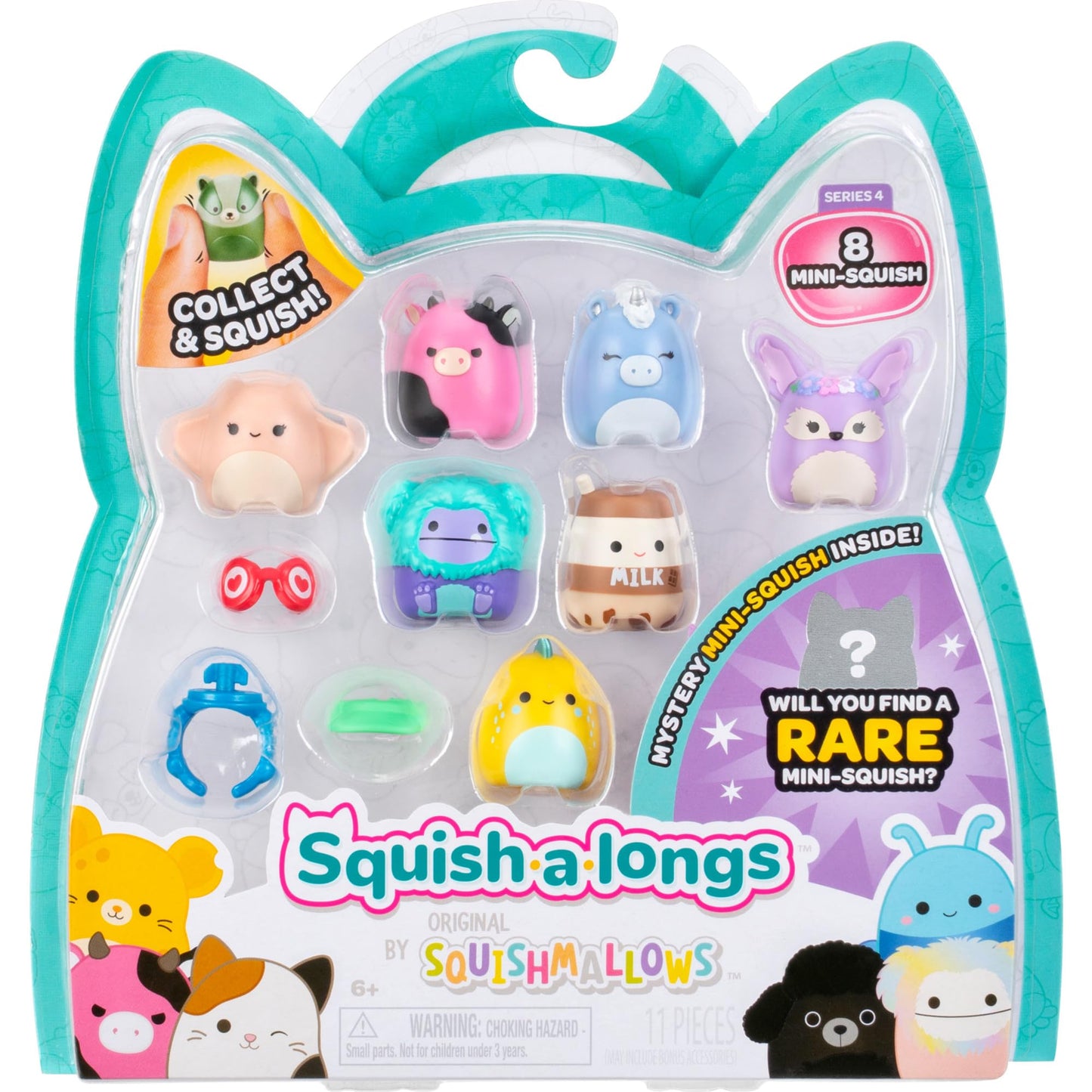 Squish-a-longs Mini-Squish 8-Pack (Wave 4, Style 1)